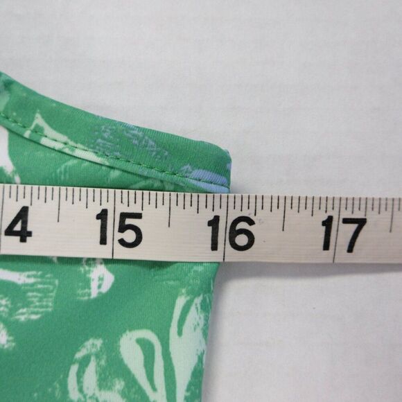 COLUMBIA PFG Freezer III Tank Dress Sz S Emerald City Palm Athletic Performance - Picture 13 of 14